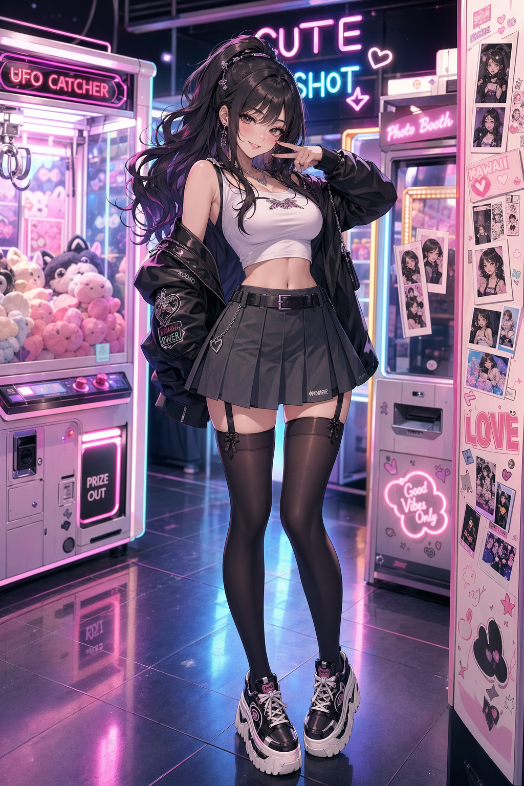 GPT-Image-2 Case · Neon Arcade Fashion Photoshoot