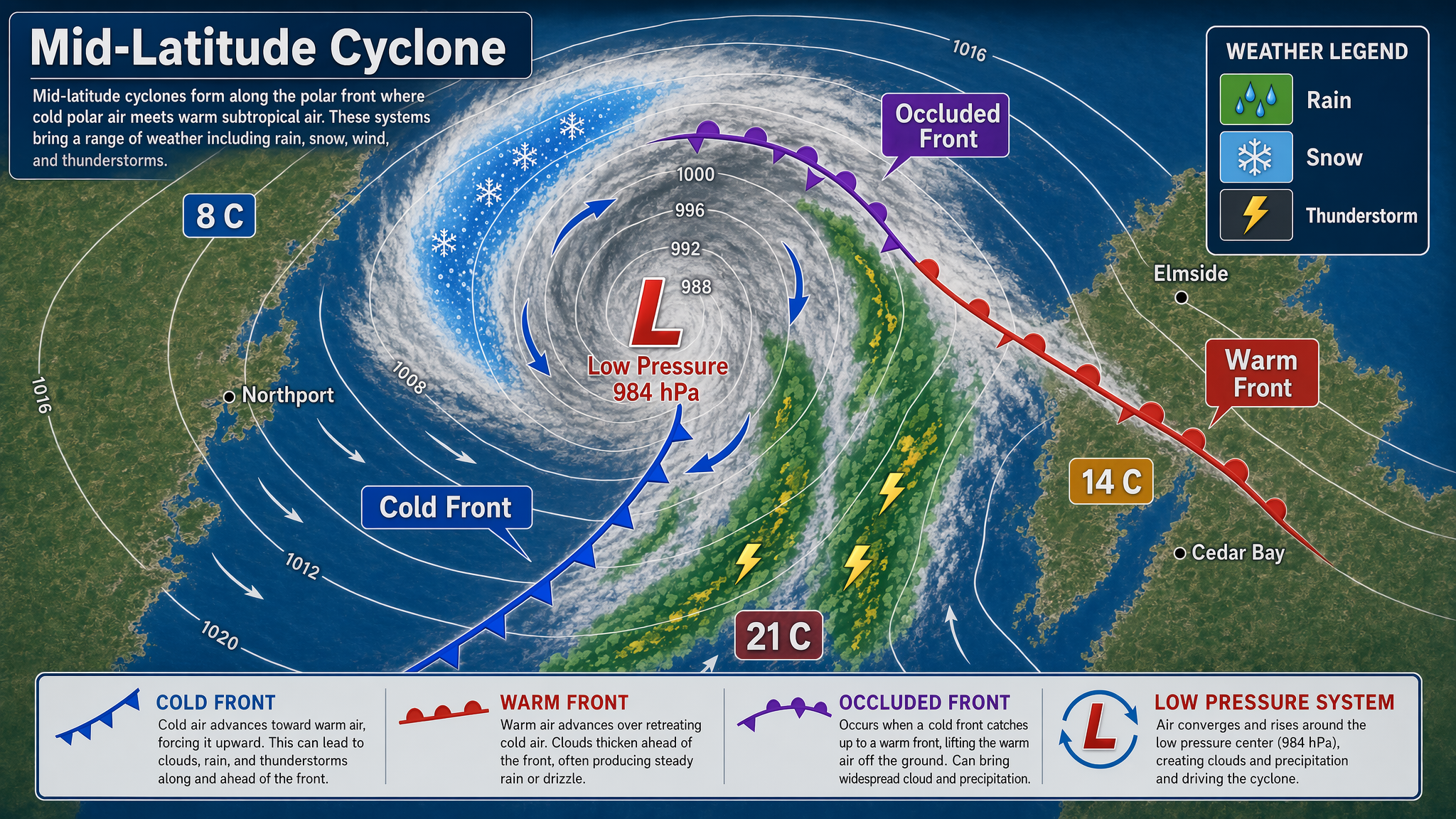 GPT-Image-2 Case · Weather System Diagram